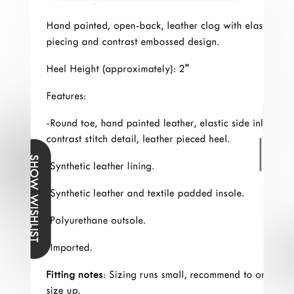 Spring Step L’Artiste brown hand painted clog Chino Clog mule open back comfort - Picture 3 of 16